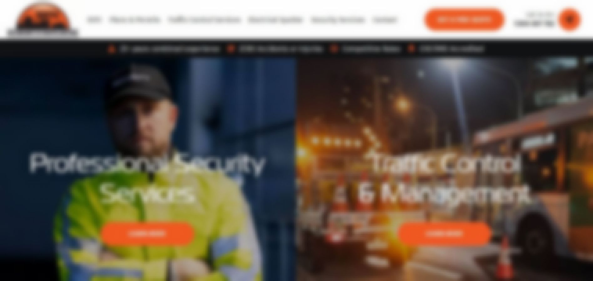 site security & traffic control security guard company sydney