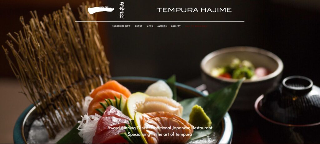 tempura hajime