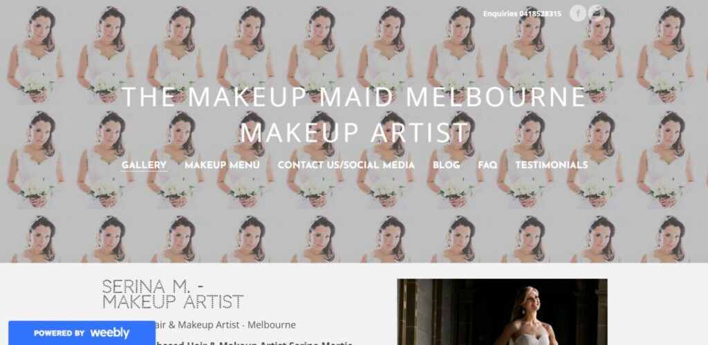 the makeup maid wedding & bridal beauty salon in melbourne