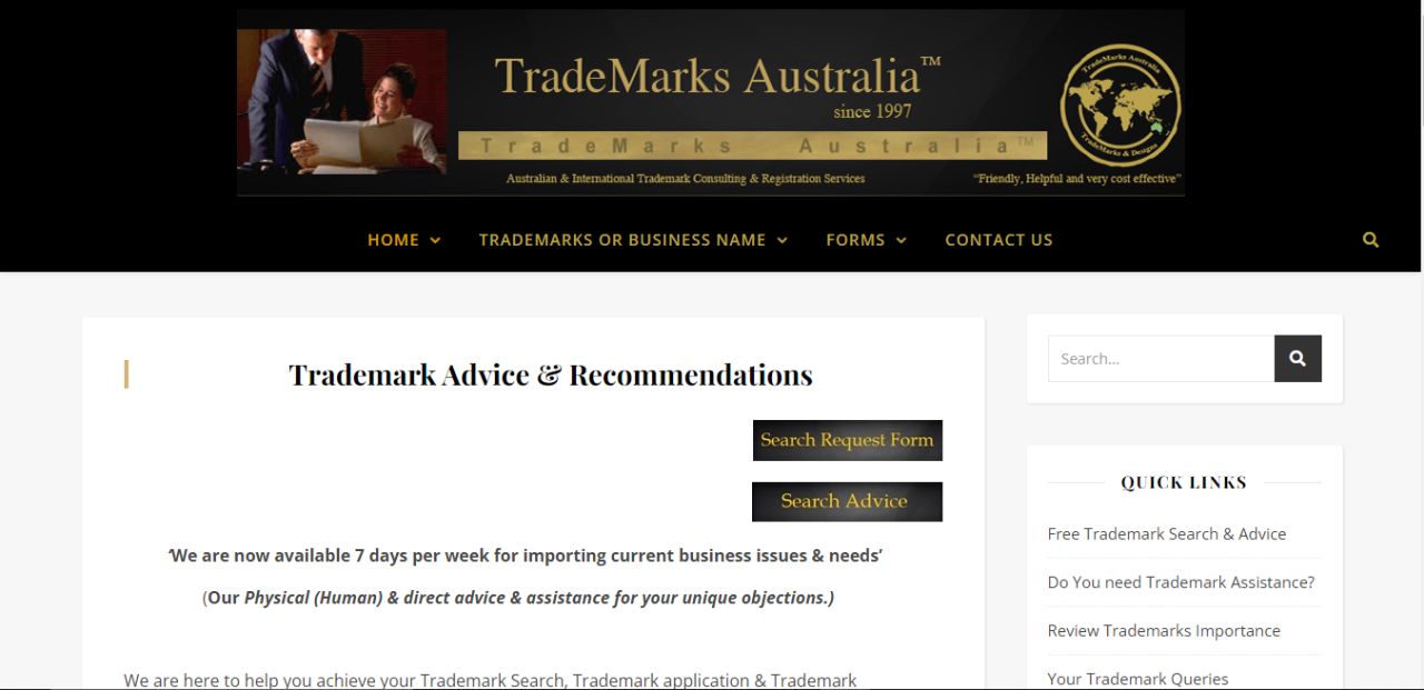 trademarks australia registrations